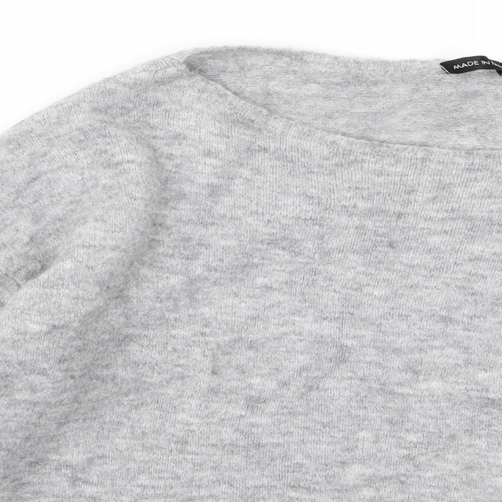 Womens UK Size S Preworn Grey Pullover Jumper