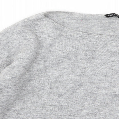 Womens UK Size S Preworn Grey Pullover Jumper