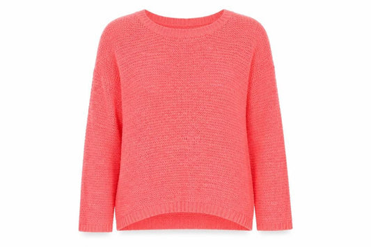 Womens UK Size M Preworn Pink Pullover Jumper