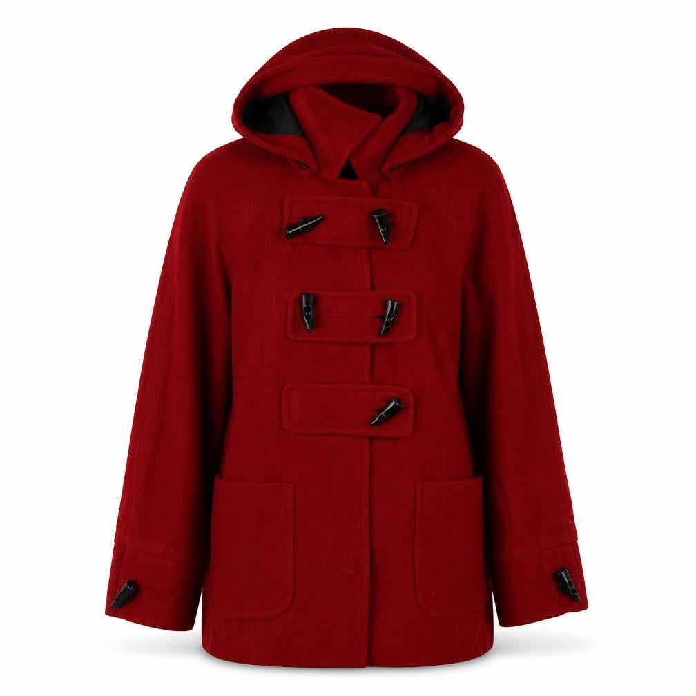 Womens UK Size 10 River Island Red Overcoat