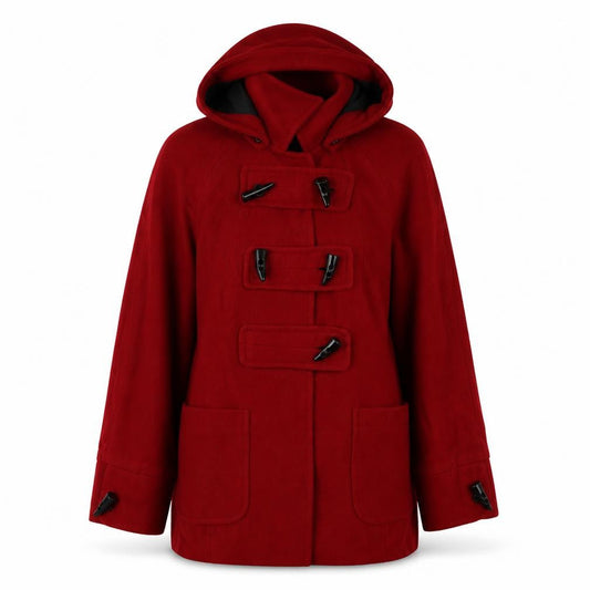 Womens UK Size 10 River Island Red Overcoat