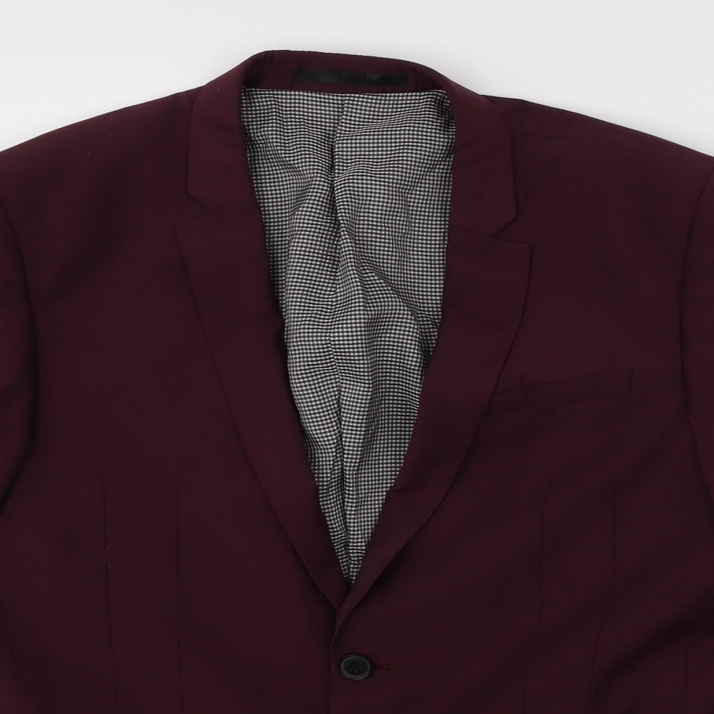 NEXT Womens Purple   Jacket Suit Jacket Size 36