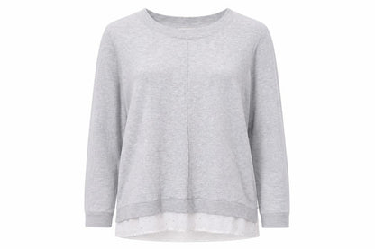 Womens UK Size L Monsoon Grey Pullover Jumper