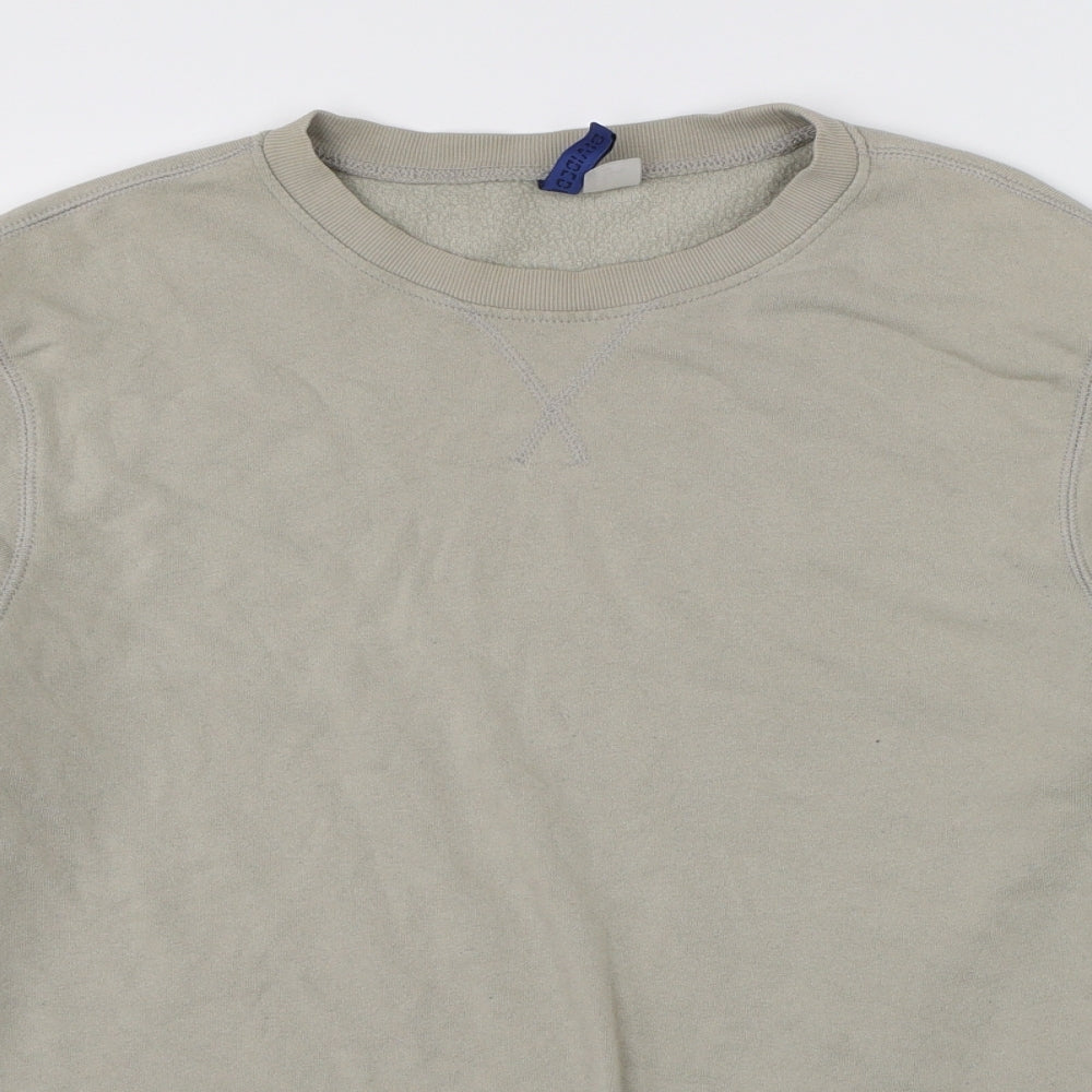 Divided Womens Beige   Pullover Sweatshirt Size S