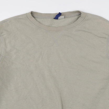 Divided Womens Beige   Pullover Sweatshirt Size S