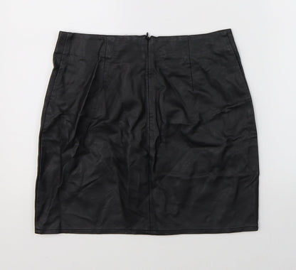 Oasis Womens Black   A-Line Skirt Size 8