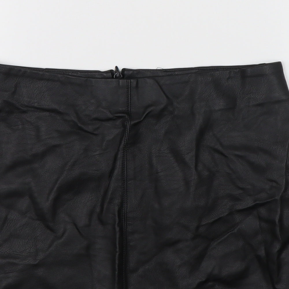 Oasis Womens Black   A-Line Skirt Size 8