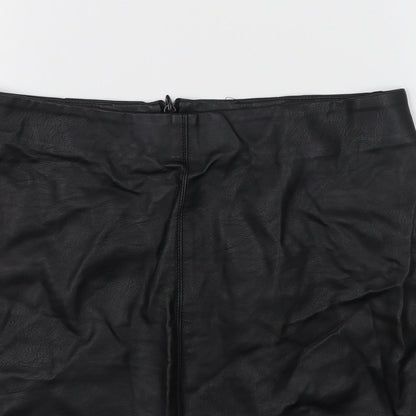 Oasis Womens Black   A-Line Skirt Size 8
