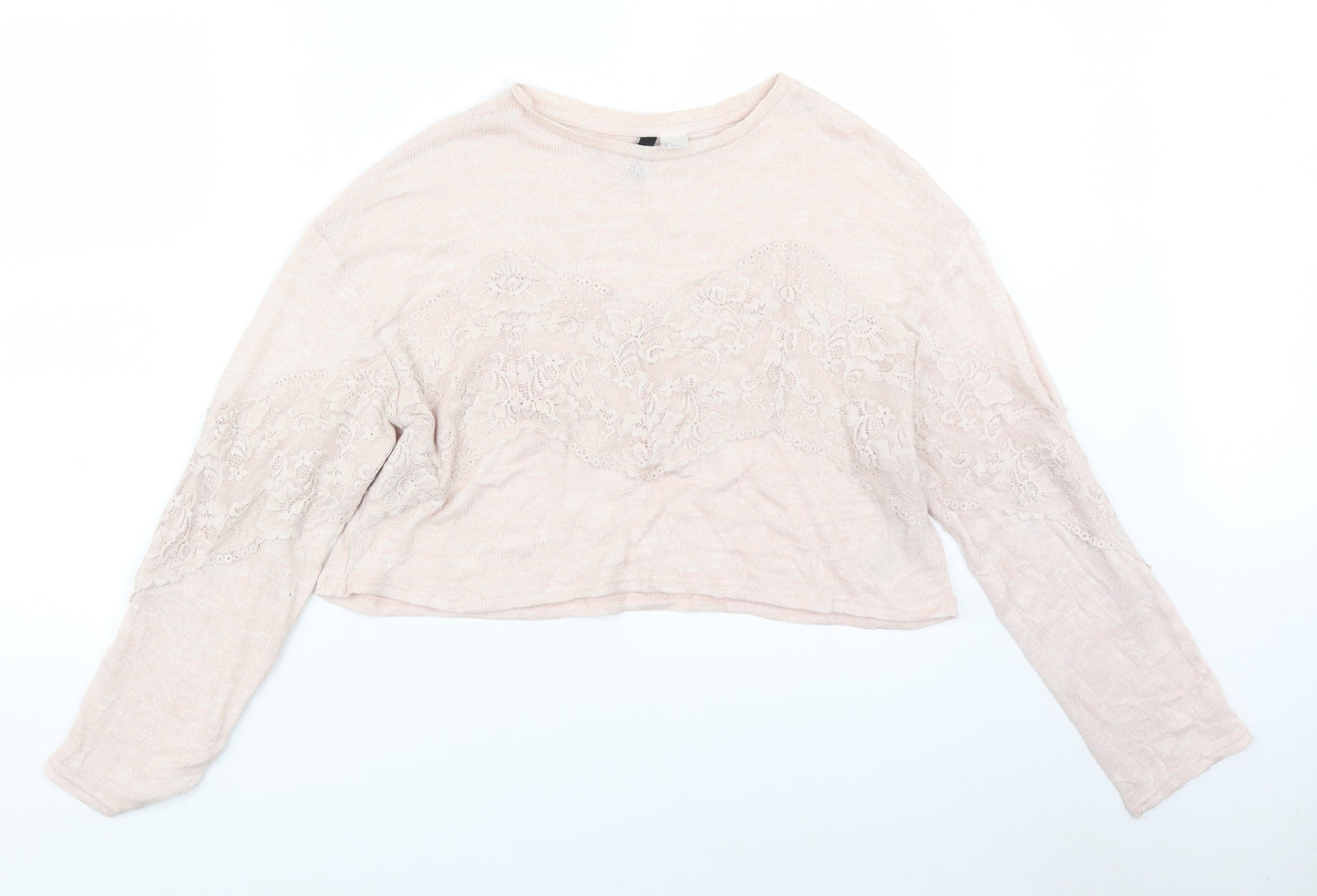 Womens UK Size S H&M Pink Pullover Jumper