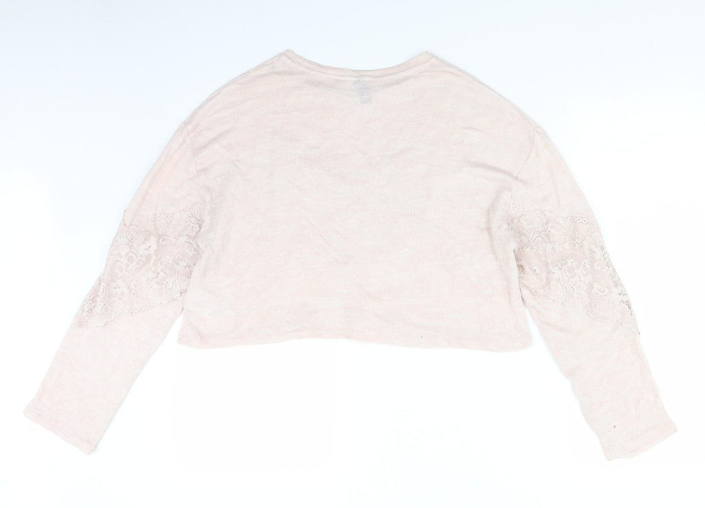 Womens UK Size S H&M Pink Pullover Jumper