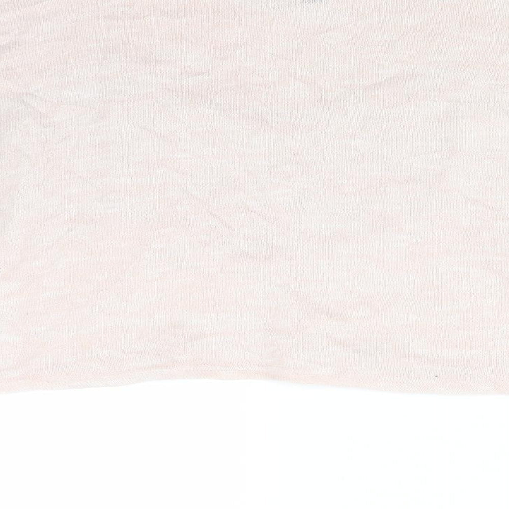 Womens UK Size S H&M Pink Pullover Jumper