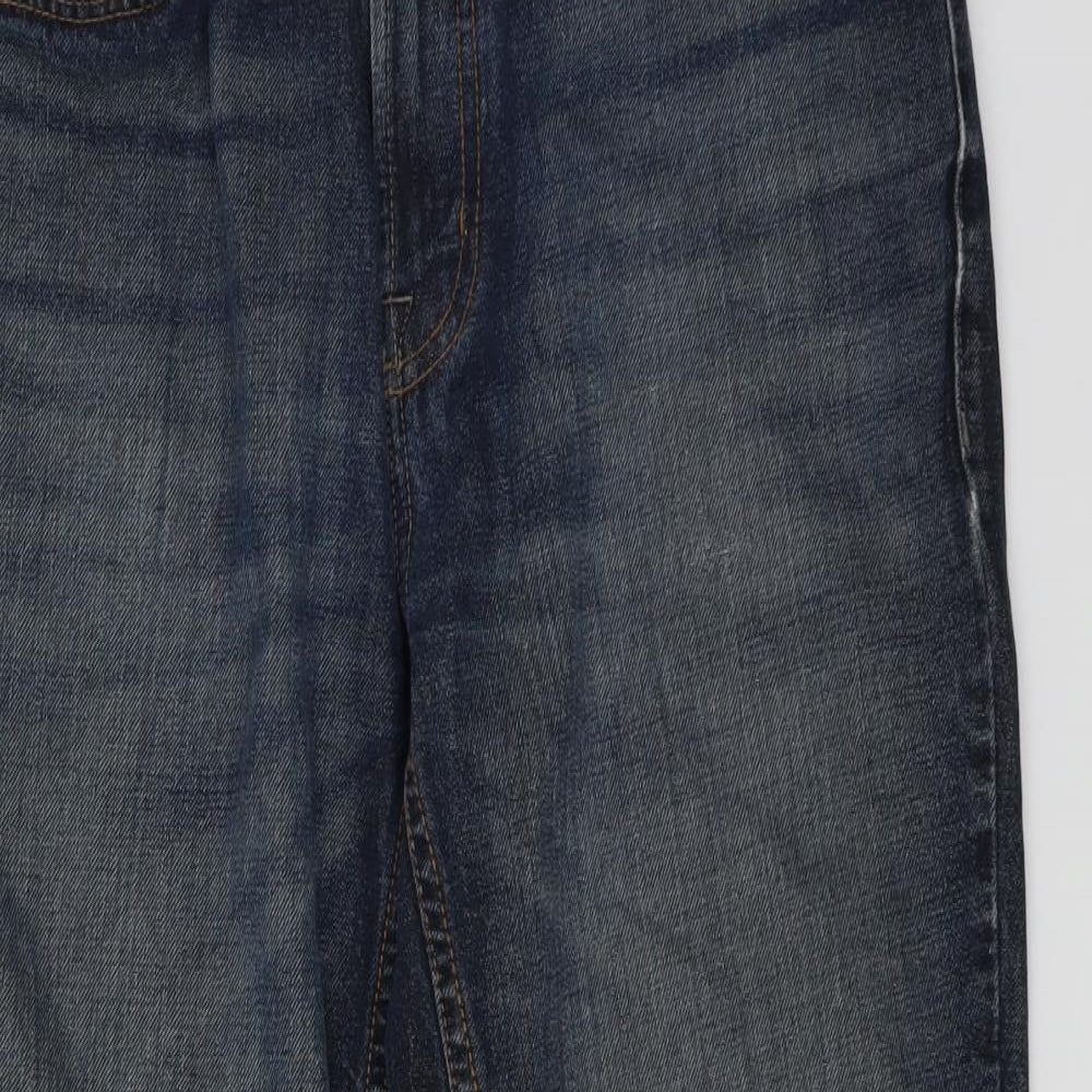 George Mens Blue  Denim Straight Jeans Size 34 in L27 in