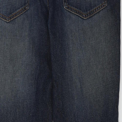 George Mens Blue  Denim Straight Jeans Size 34 in L27 in