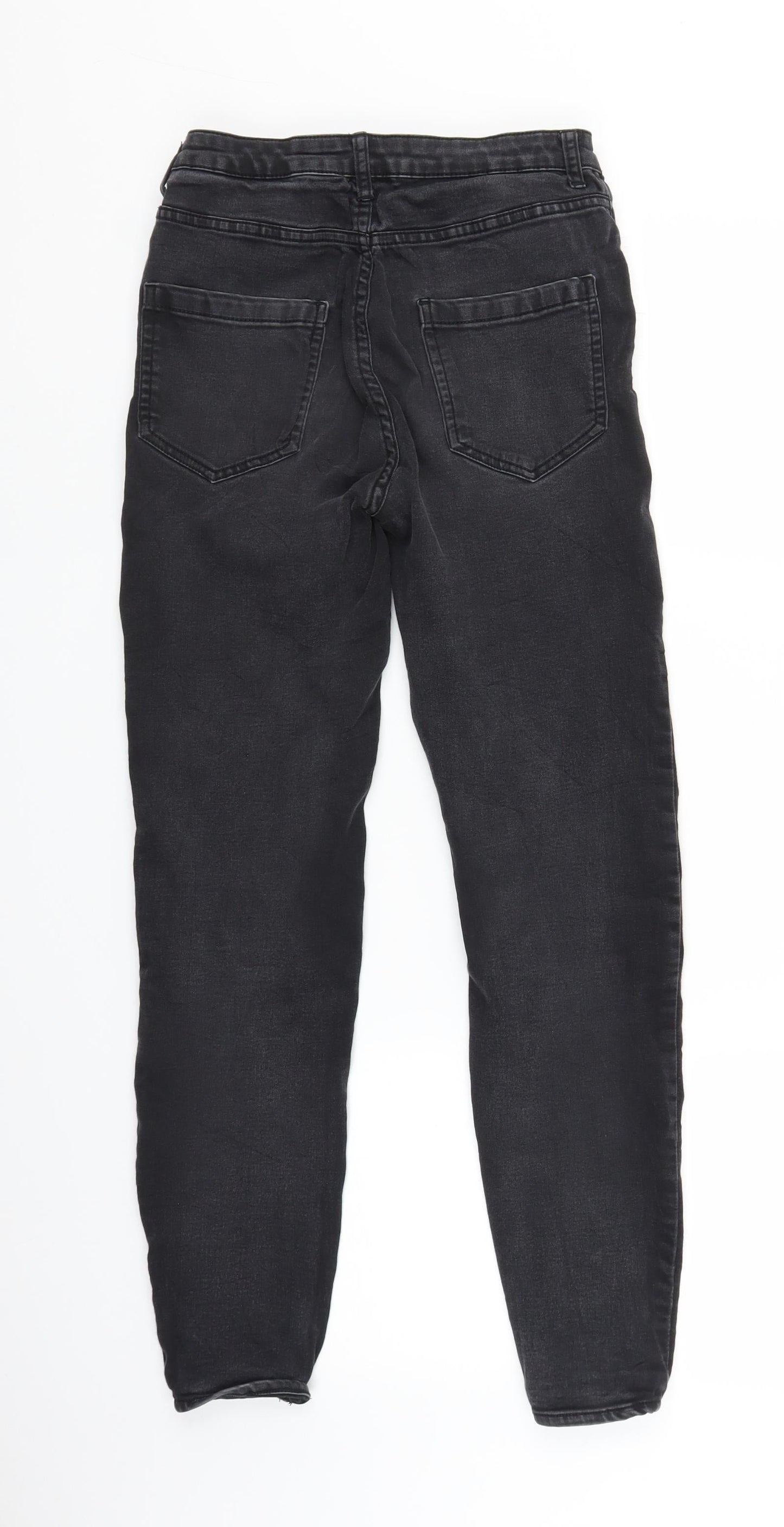 Avenue Womens Black  Denim Skinny Jeans Size 10 L26 in