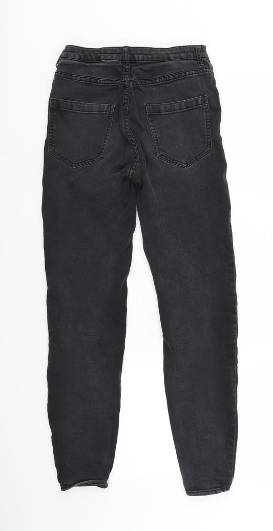 Avenue Womens Black  Denim Skinny Jeans Size 10 L26 in