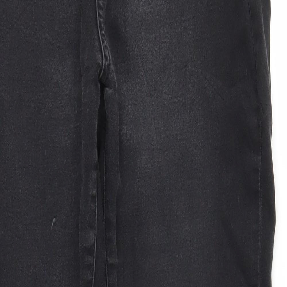 Avenue Womens Black  Denim Skinny Jeans Size 10 L26 in