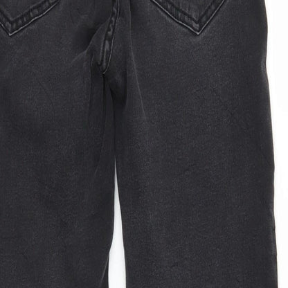 Avenue Womens Black  Denim Skinny Jeans Size 10 L26 in