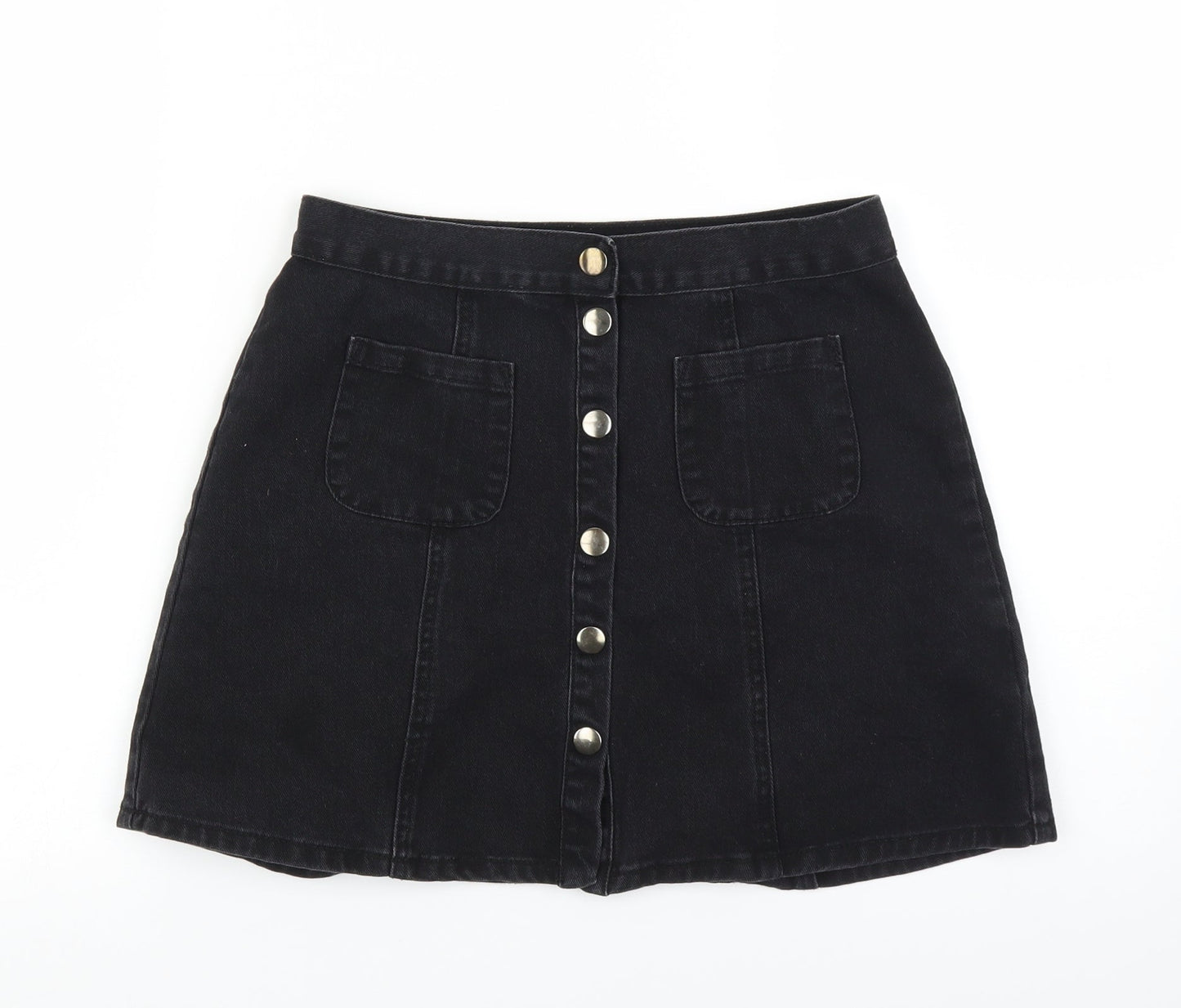 Womens UK Size S Cooperative A-Line Denim Skirt