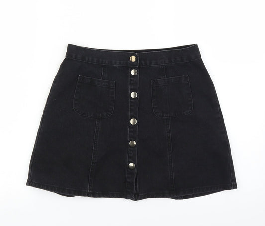 Womens UK Size S Cooperative A-Line Denim Skirt