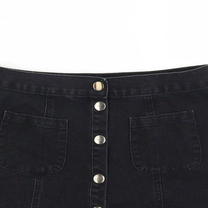 Womens UK Size S Cooperative A-Line Denim Skirt