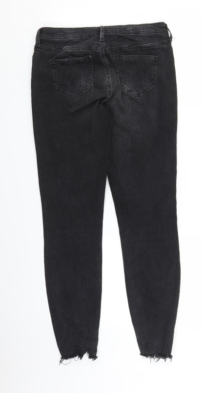 Womens UK Size 28 in Preworn Regular Fit Skinny Black Jeans