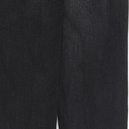 Womens UK Size 28 in Preworn Regular Fit Skinny Black Jeans