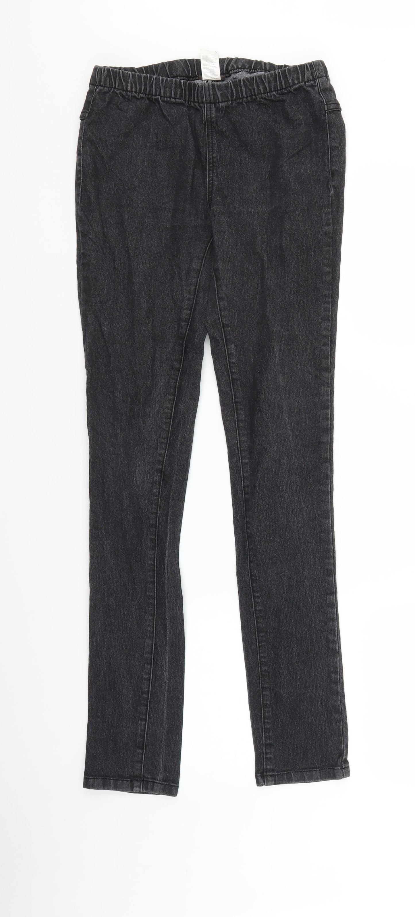 Womens UK Size M Pieces Regular Fit Jegging Black Jeans