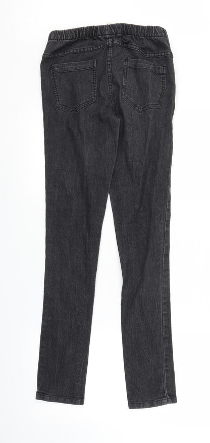 Womens UK Size M Pieces Regular Fit Jegging Black Jeans