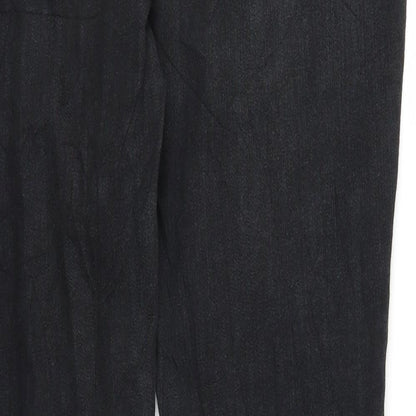 South Womens Black  Denim Straight Jeans Size 12 L28 in