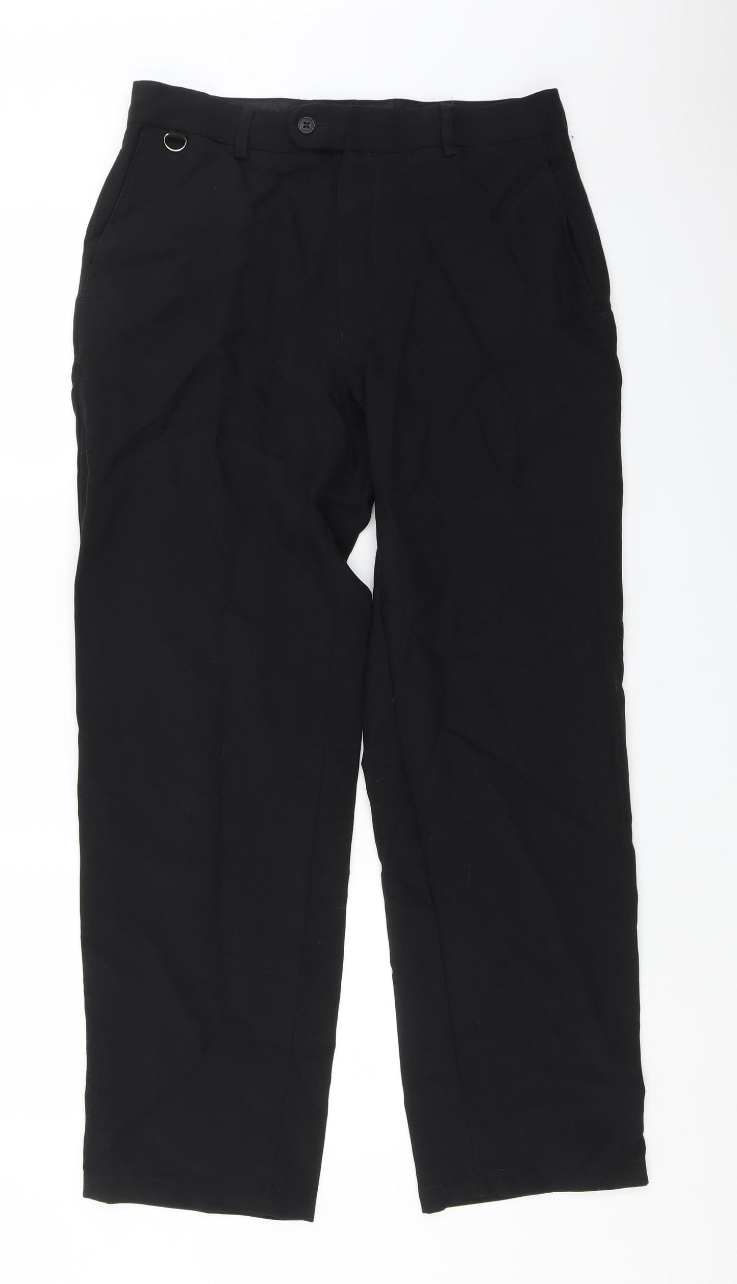 Preworn Mens Black   Trousers  Size 32 in L29 in