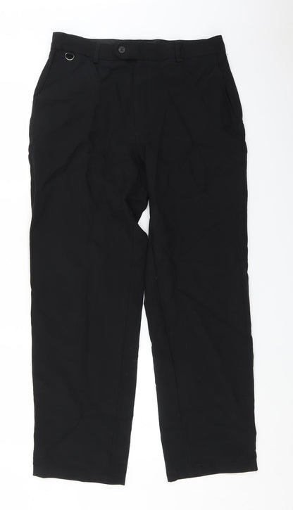Preworn Mens Black   Trousers  Size 32 in L29 in