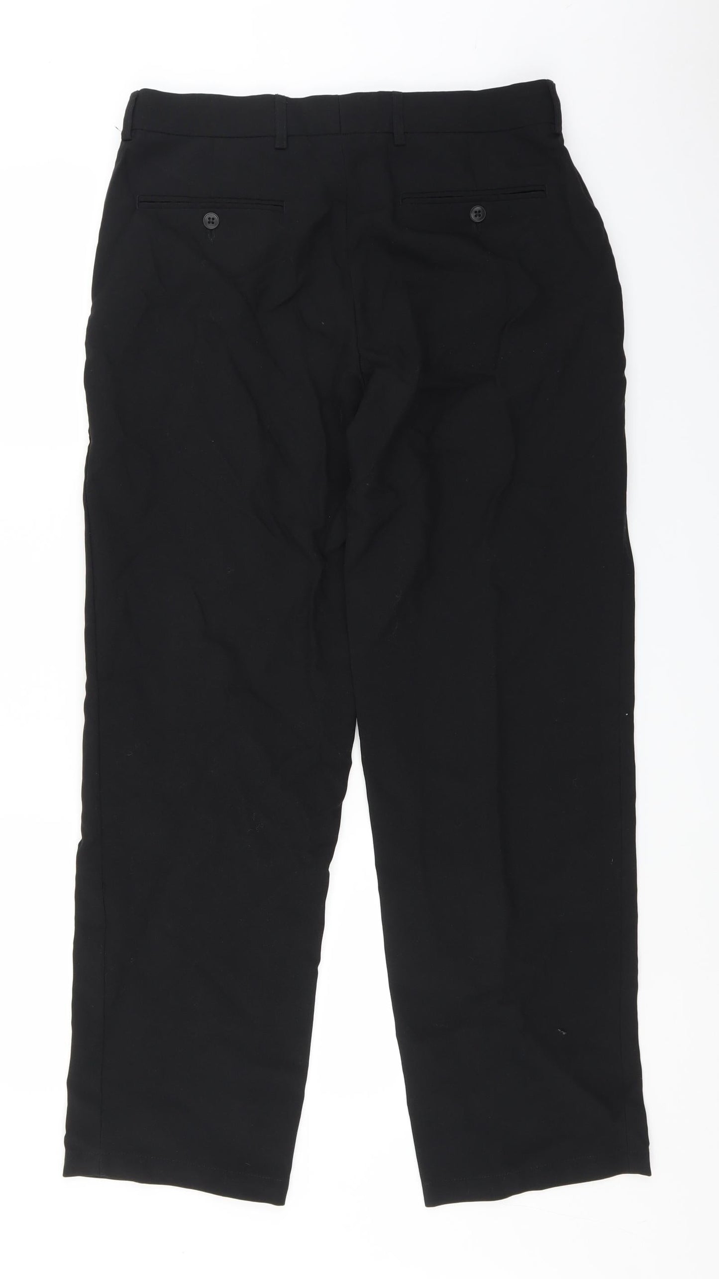 Preworn Mens Black   Trousers  Size 32 in L29 in