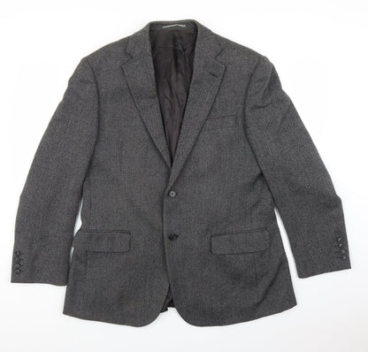 Mens UK Size 40 Marks and Spencer Regular Grey Suit Jacket