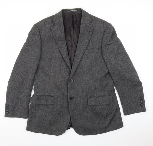 Mens UK Size 40 Marks and Spencer Regular Grey Suit Jacket