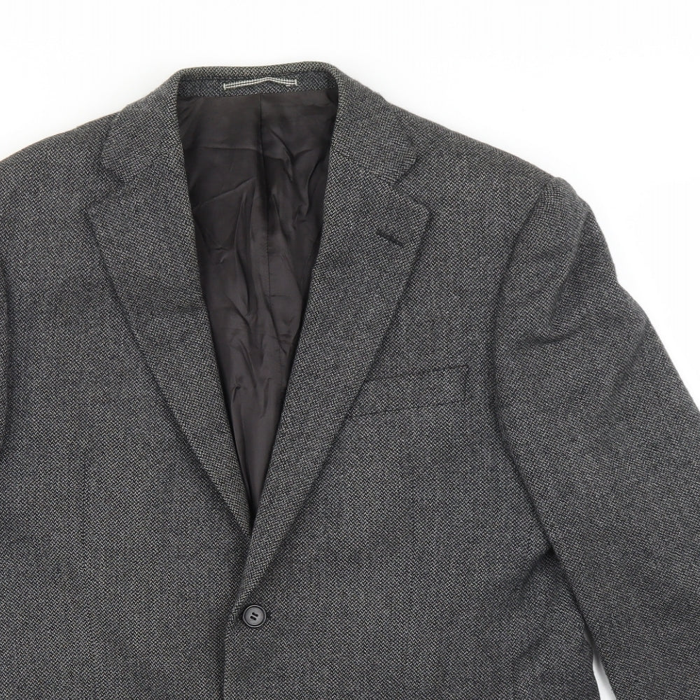 Mens UK Size 40 Marks and Spencer Regular Grey Suit Jacket