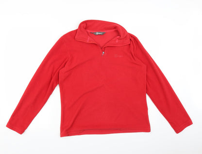 Womens UK Size 12 Hi Gear Red Pullover Sweatshirt