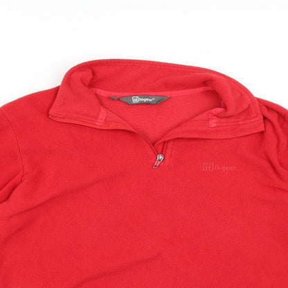 Womens UK Size 12 Hi Gear Red Pullover Sweatshirt