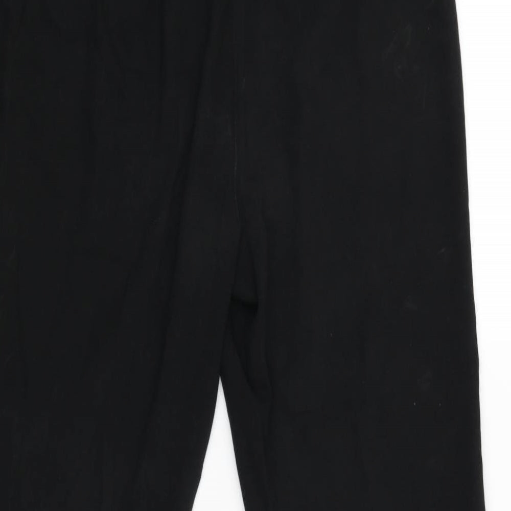 Womens UK Size 12 Marks and Spencer Regular Fit  Black Trousers