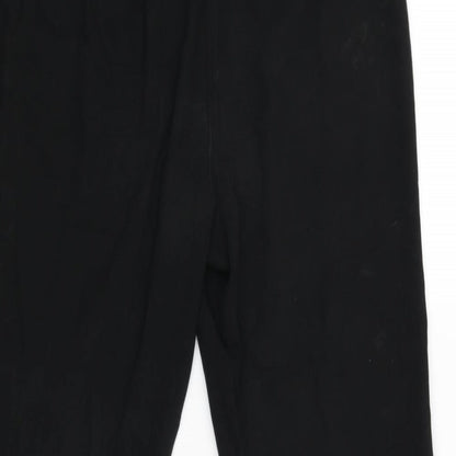 Womens UK Size 12 Marks and Spencer Regular Fit  Black Trousers