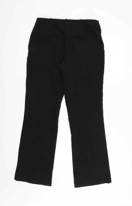 Womens UK Size 10 Dunnes Regular Fit  Black Trousers