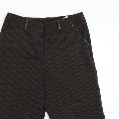 Womens UK Size 10 Papaya Regular Fit  Brown Trousers