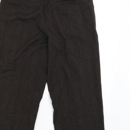 Womens UK Size 10 Papaya Regular Fit  Brown Trousers