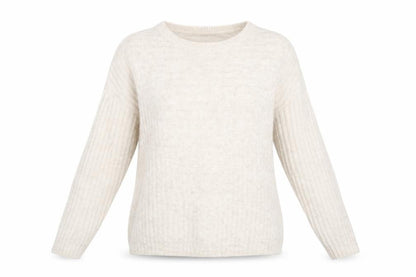 Womens UK Size 8 F&F Beige Pullover Jumper