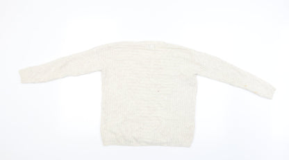 F&F Womens Beige   Pullover Jumper Size 8