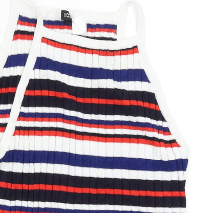 Divided Womens Multicoloured Striped  Tank Dress  Size L