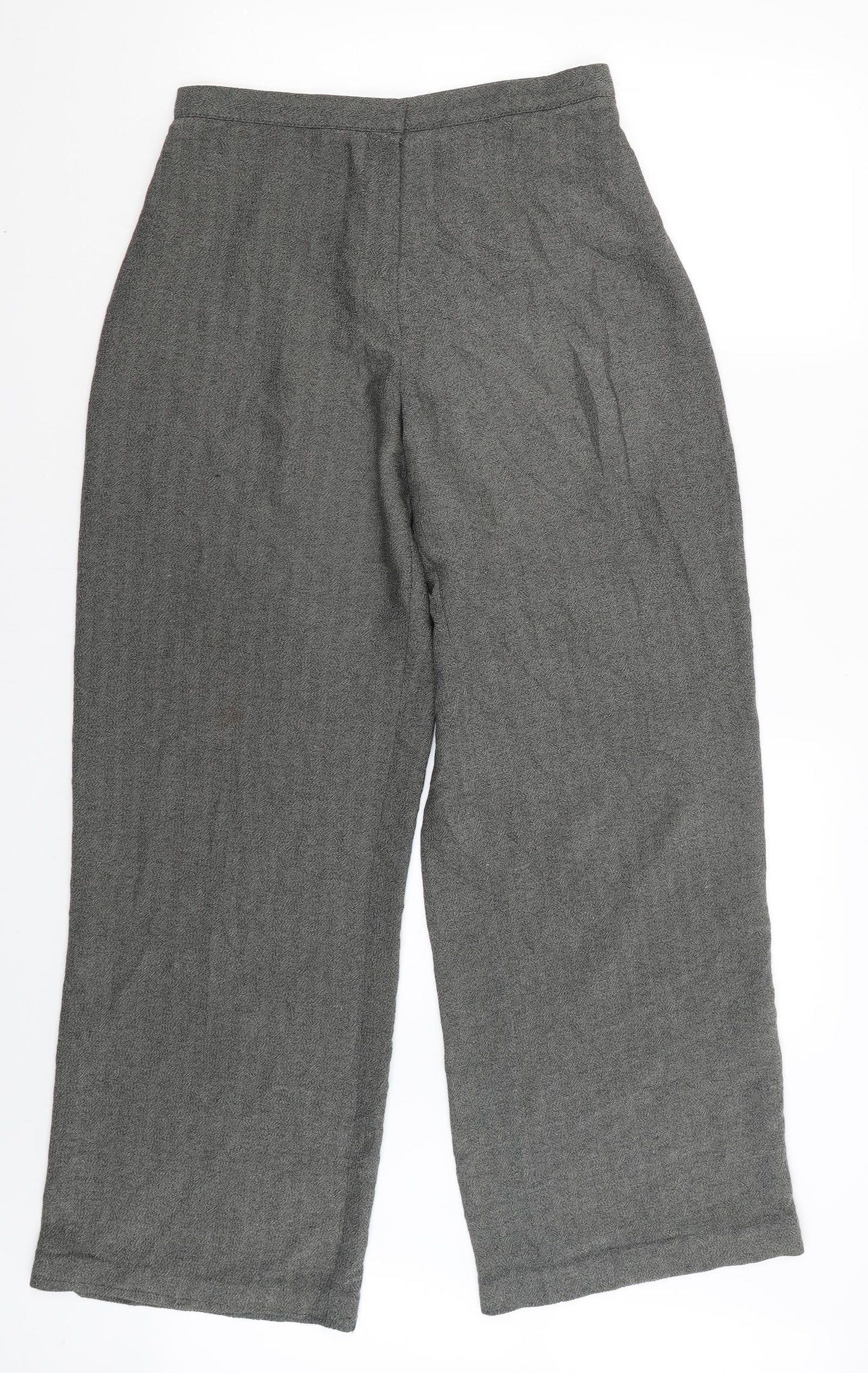 Womens UK Size 14 Marks and Spencer Regular Fit  Grey Trousers
