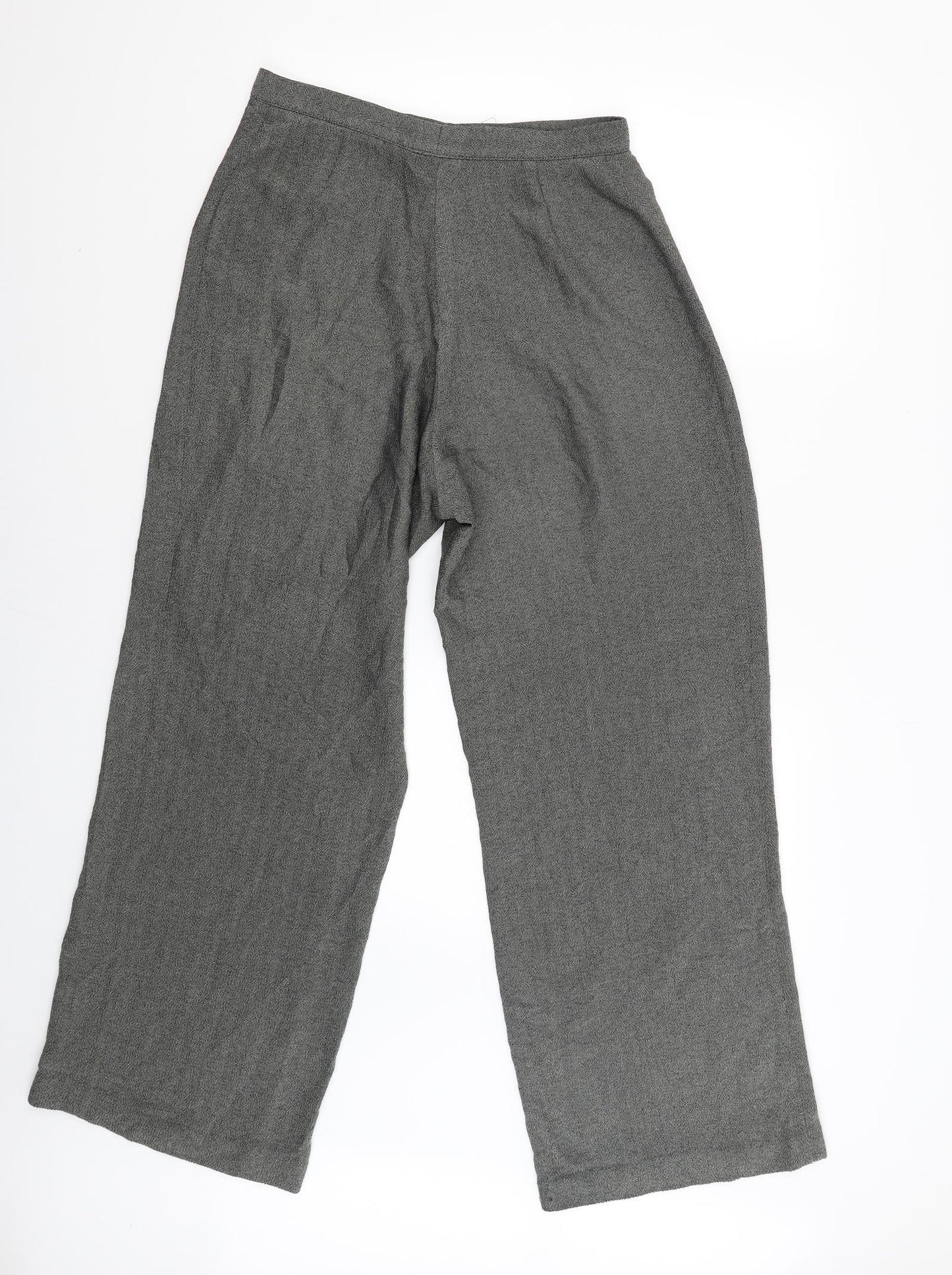 Womens UK Size 14 Marks and Spencer Regular Fit  Grey Trousers
