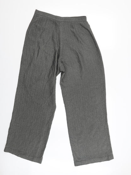 Womens UK Size 14 Marks and Spencer Regular Fit  Grey Trousers