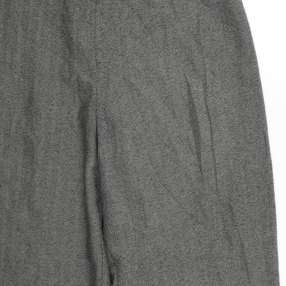 Womens UK Size 14 Marks and Spencer Regular Fit  Grey Trousers