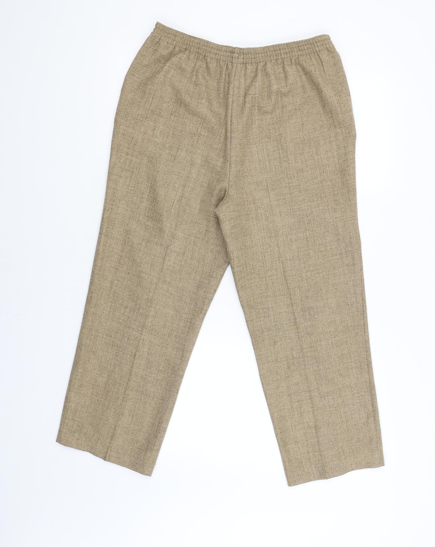 Womens UK Size 12 Marks and Spencer Regular Fit Jegging Brown Trousers